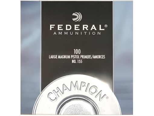 Federal Large Pistol Magnum Primers #155 Box of 1000 (10 Trays of 100)