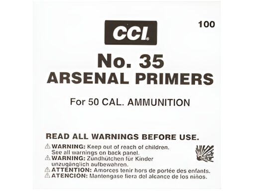 CCI 50 BMG Primers #35 Box of 500 (5 Trays of 100)