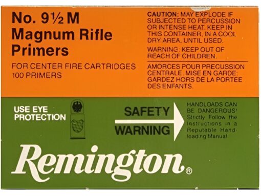 Remington Large Rifle Magnum Primers #9-1/2M Box of 1000 (10 Trays of 100)