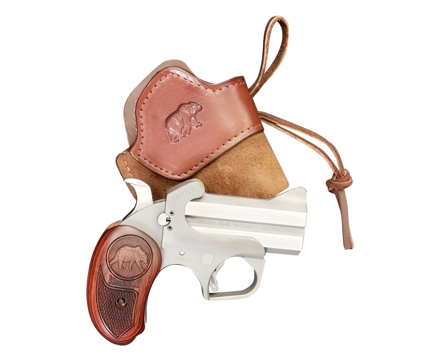 Bond Arms Grizzly Stainless .410 GA / .45 Colt 3″ 2-Round 2.5″ Chamber