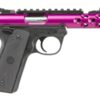 Ruger Mark IV 22/45 Lite .22 LR Semi Auto Pistol 10 Rounds Threaded Barrel Polymer Grip Aluminum Receiver Purple Exclusive